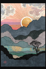 Incognito Scenic Card- Sunset - Blank 5” X 7”