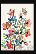 Bug Art Greeting Card- Exotic Bush