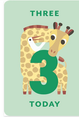 Card Three Today - Giraffe and Bird Blank