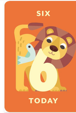 Card Six Today - Lion and Bird Blank