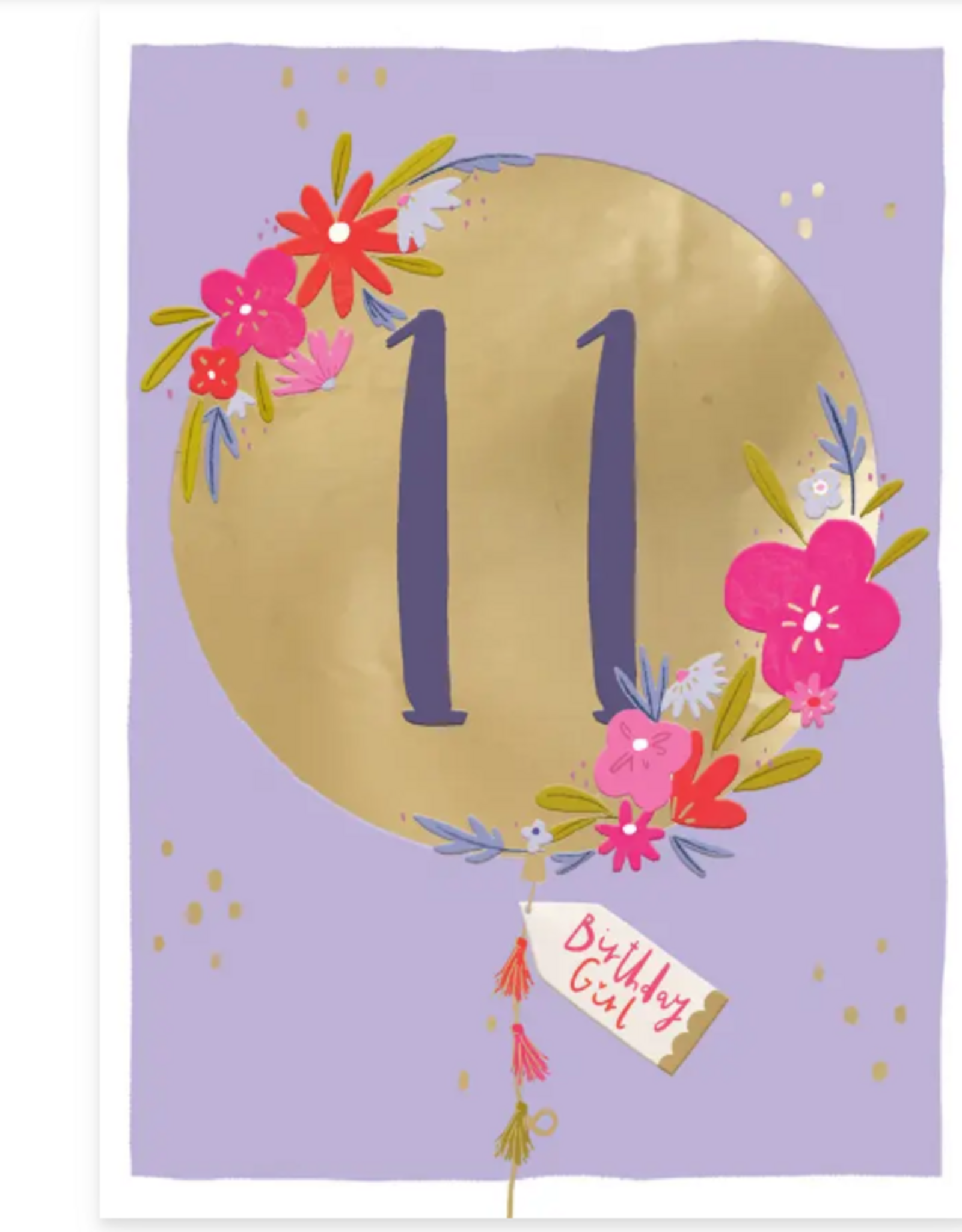 Lemon & Lime Card Balloon 11 - Inside "Wishing you a day bursting with excitement!  Happy Birthday"