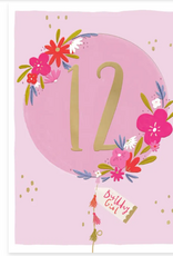 Lemon & Lime Card Balloon 12 - Inside "Wishing you a day bursting with excitement! Happy Birthday"