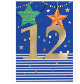 Lemon & Lime Card Stars 12 - Inside "Have an amazing day!"