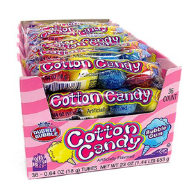 Dubble Bubble Dubble Bubble Cotton Candy 4-Ball Tube