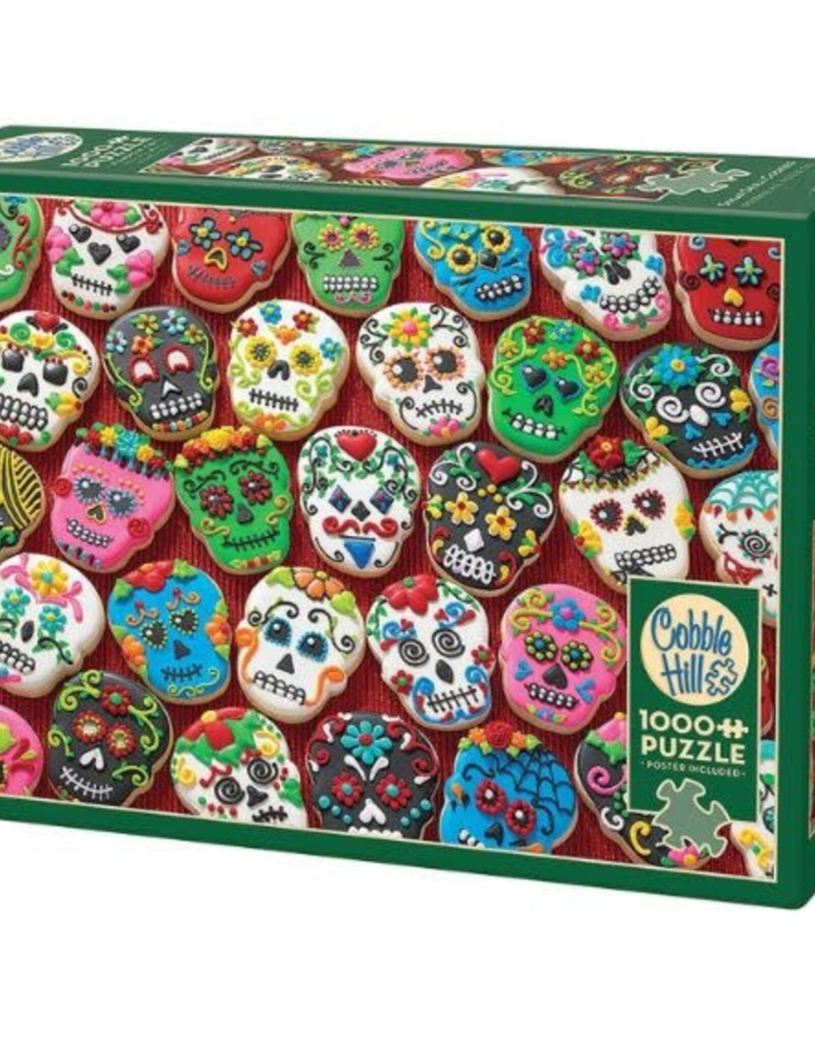Cobble Hill Sugar Skull Cookies 1000pc CH80144