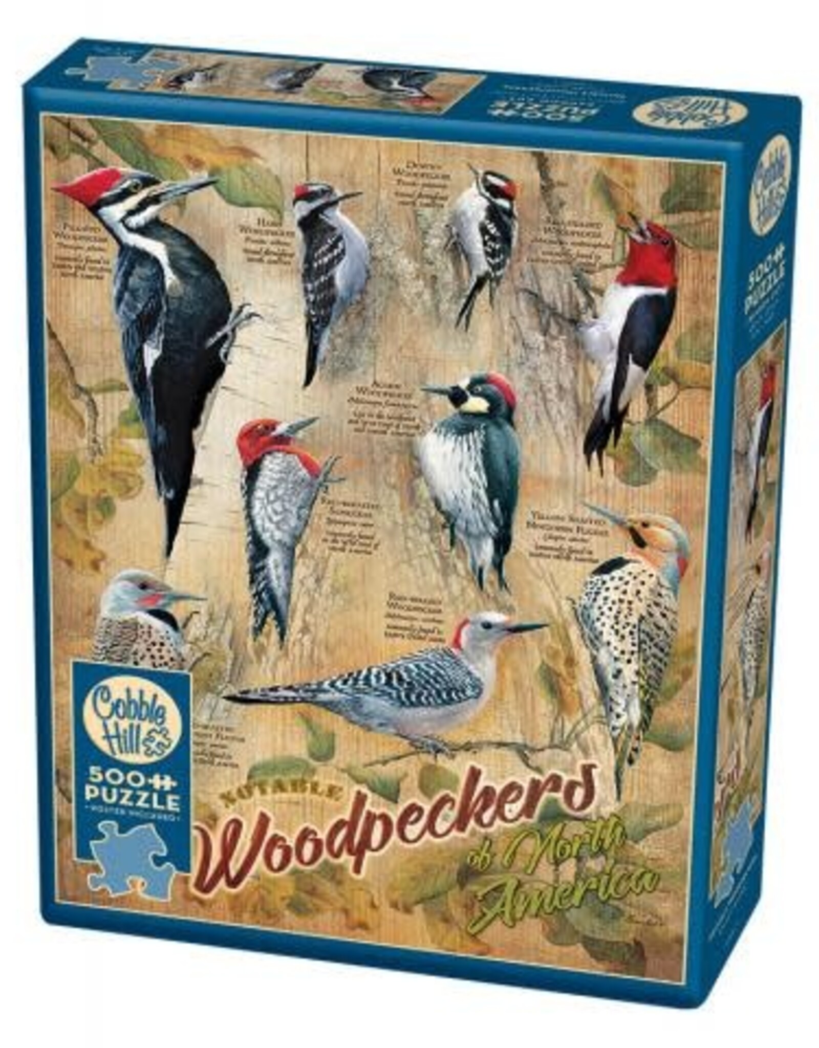 Cobble Hill Notable Woodpeckers 500pc CH85007