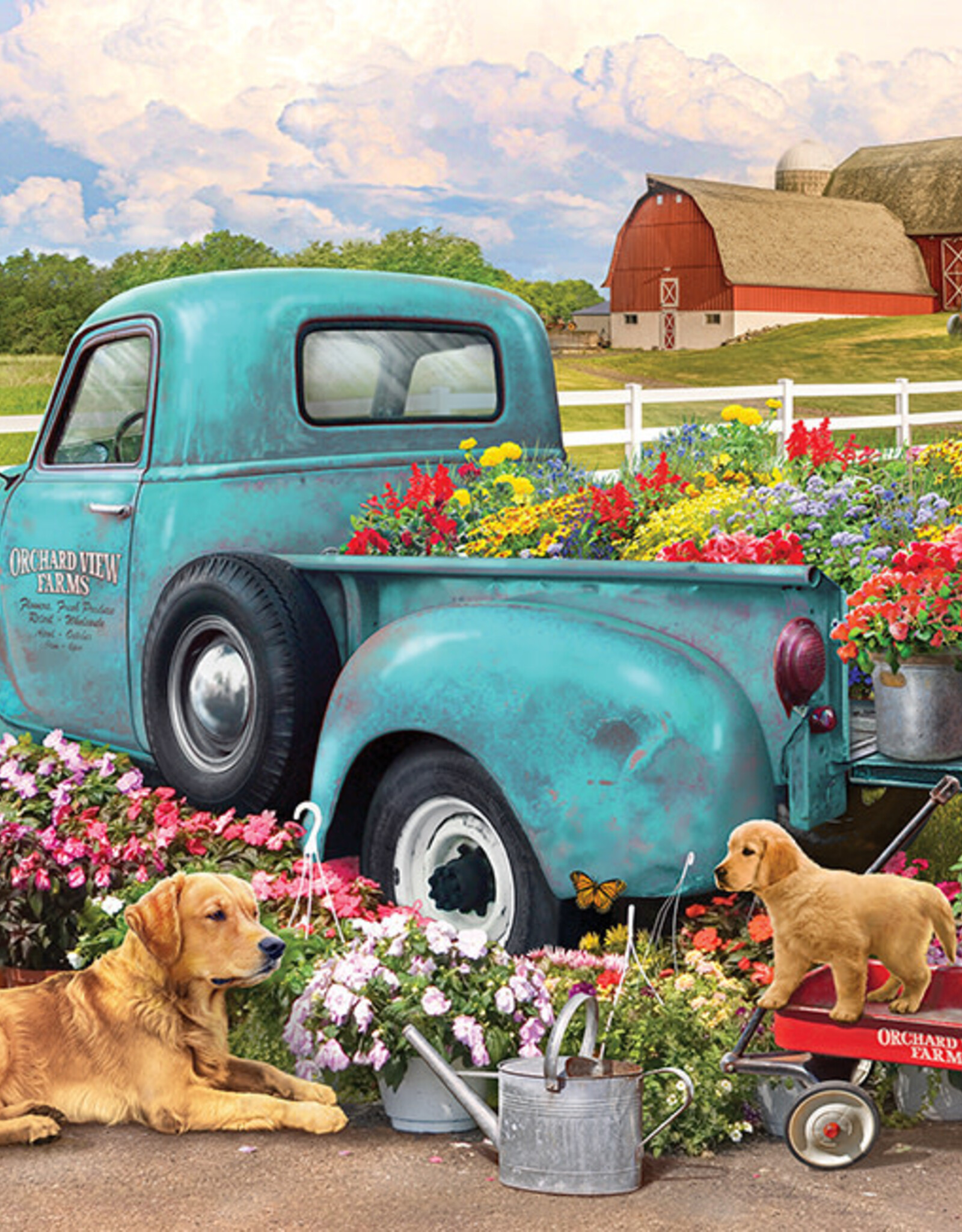 Cobble Hill Flower Truck 1000pc CH80346