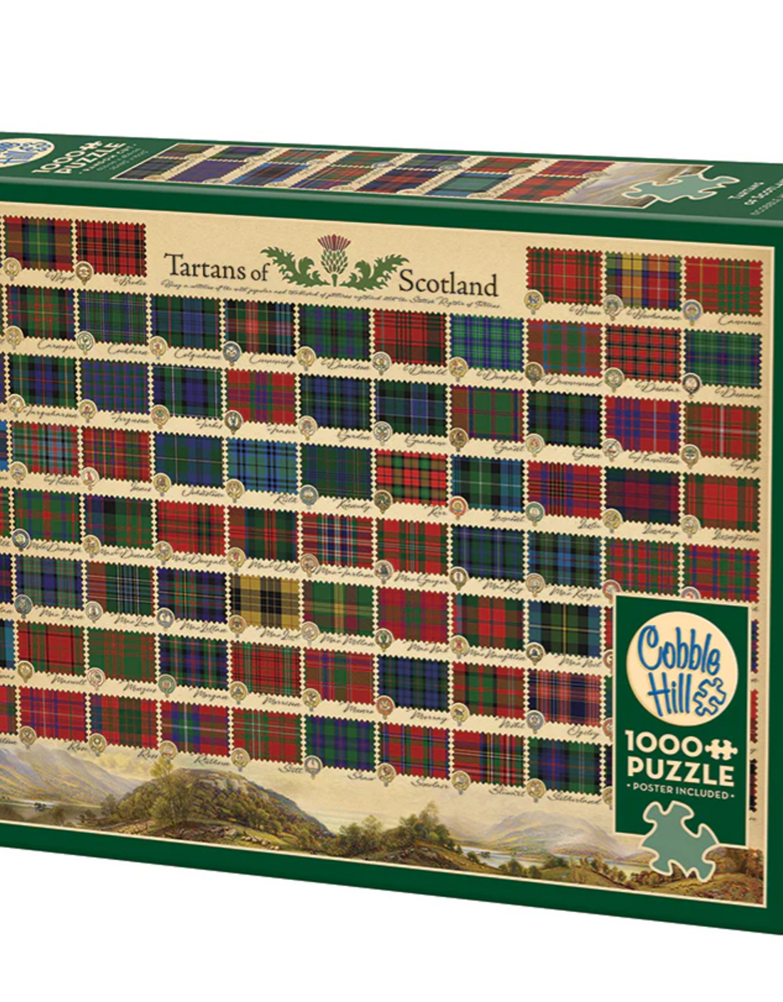 Cobble Hill Tartans of Scotland 1000pc CH80324
