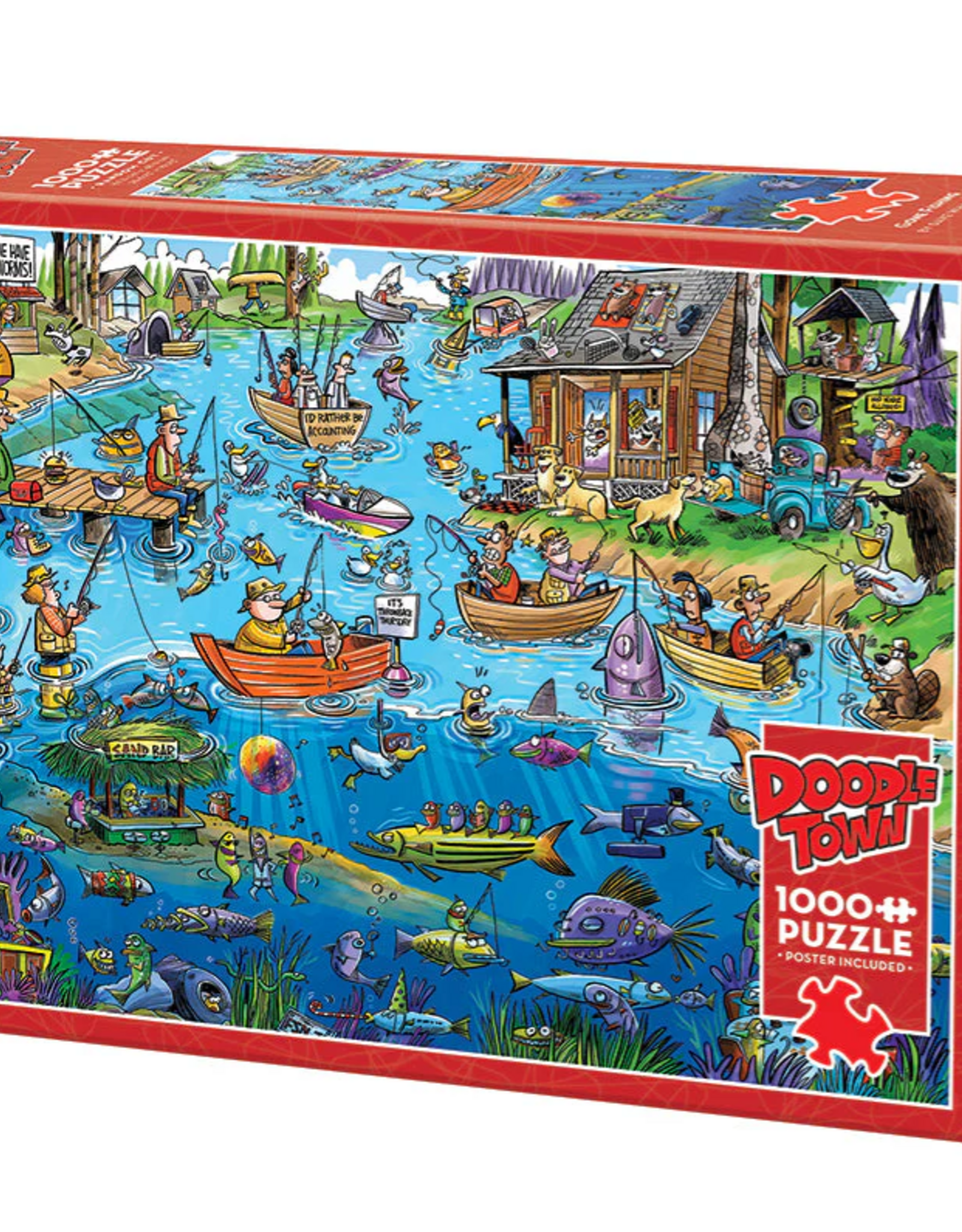 Cobble Hill Gone Fishing 1000pc CH80383