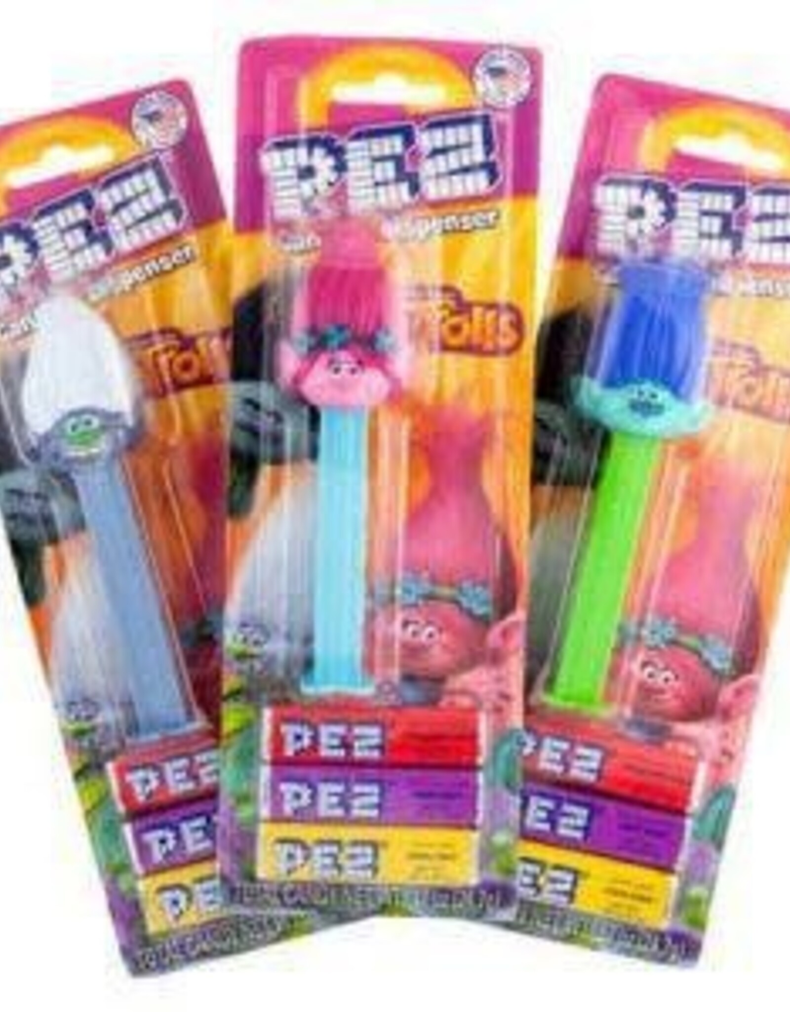 Pez Pez Blister Pack Trolls .87oz Asst.