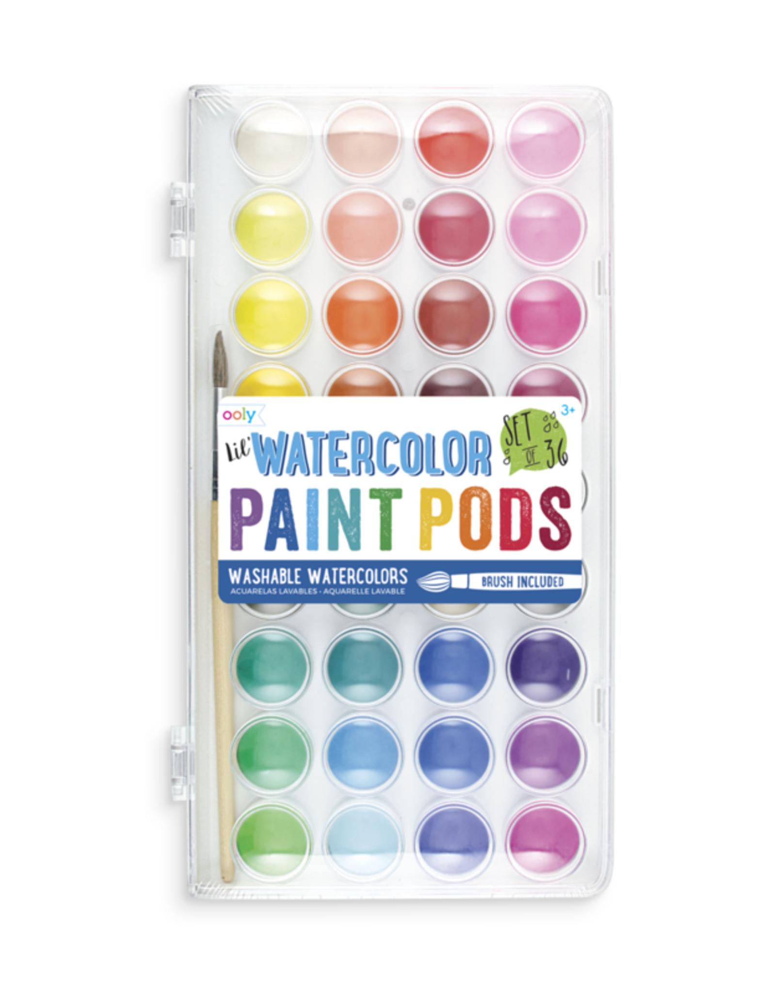 OOLY Lil' Watercolor Paint Pods (37 PC Set)