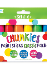OOLY Chunkies - Paint Sticks Classic Pack (Set of 6)