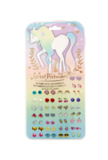 Great Pretenders Whimsical Unicorn Sticker Earrings, 30 pairs