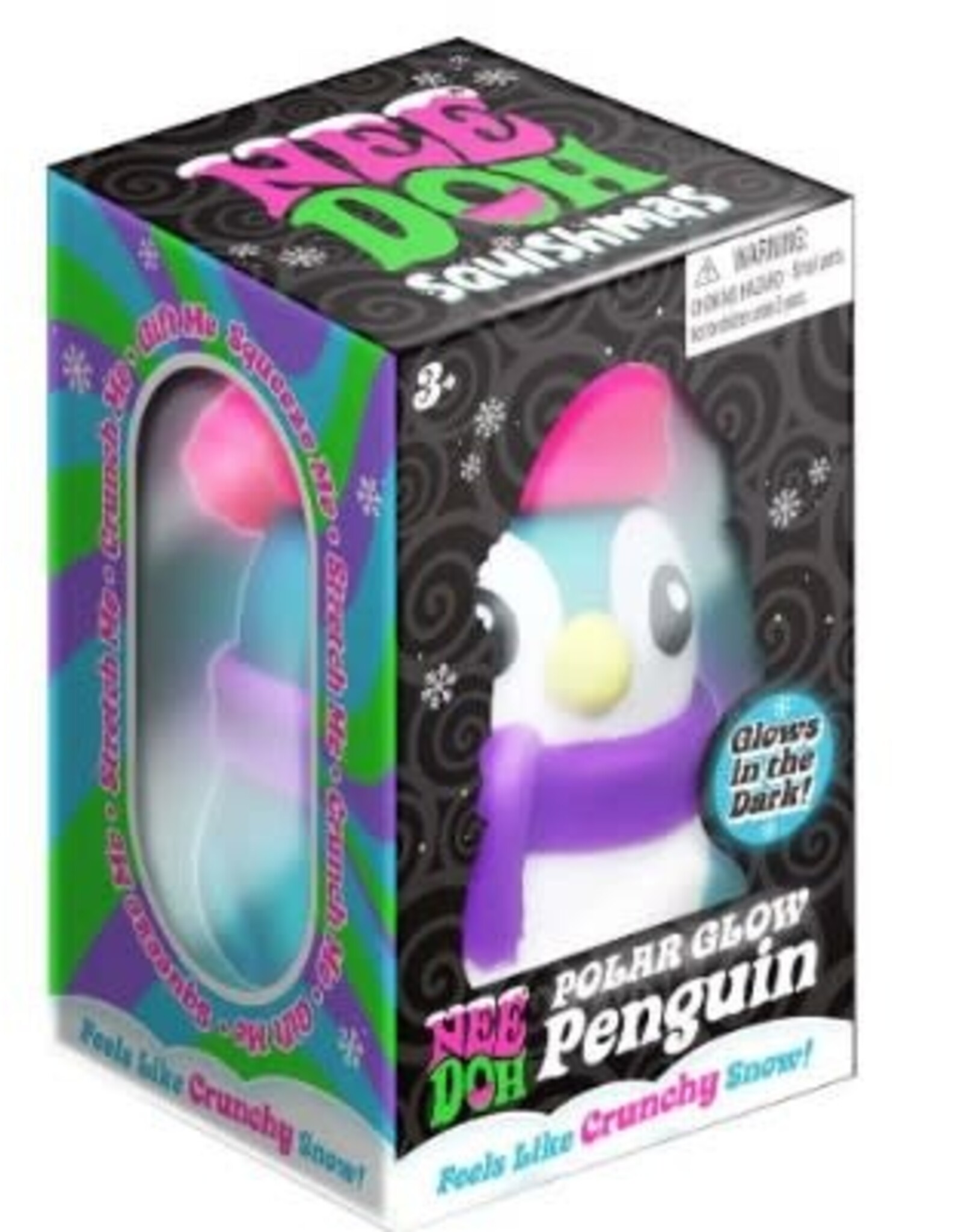 Schylling Squishmas Polar Glow Penguin NEE DOH