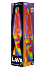 Lava Lamp 14.5" LAVA LAMP FLOWING COLOR/YLW/PRP