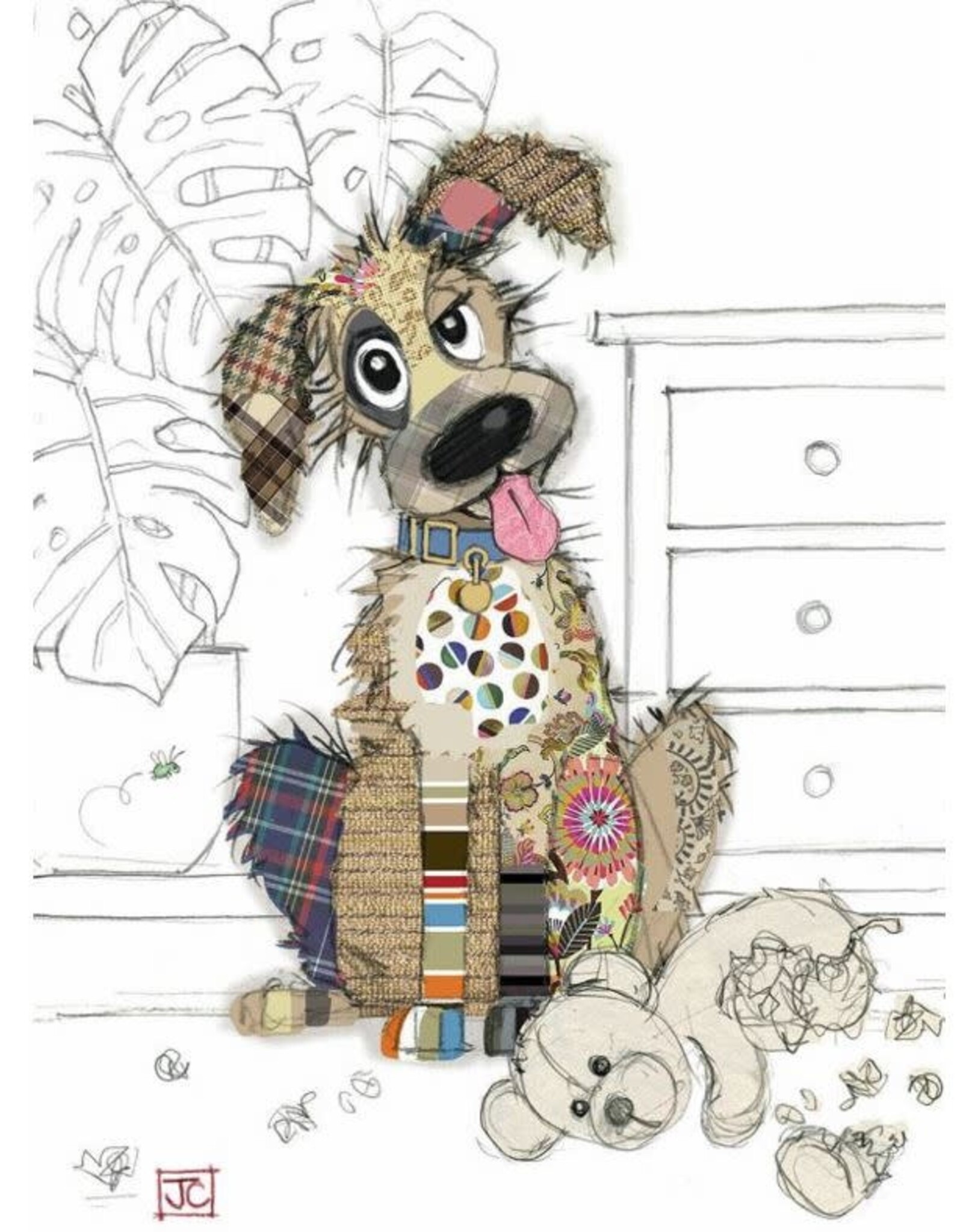 Incognito KOOKS Card - DOG - BLANK (5" X 7")