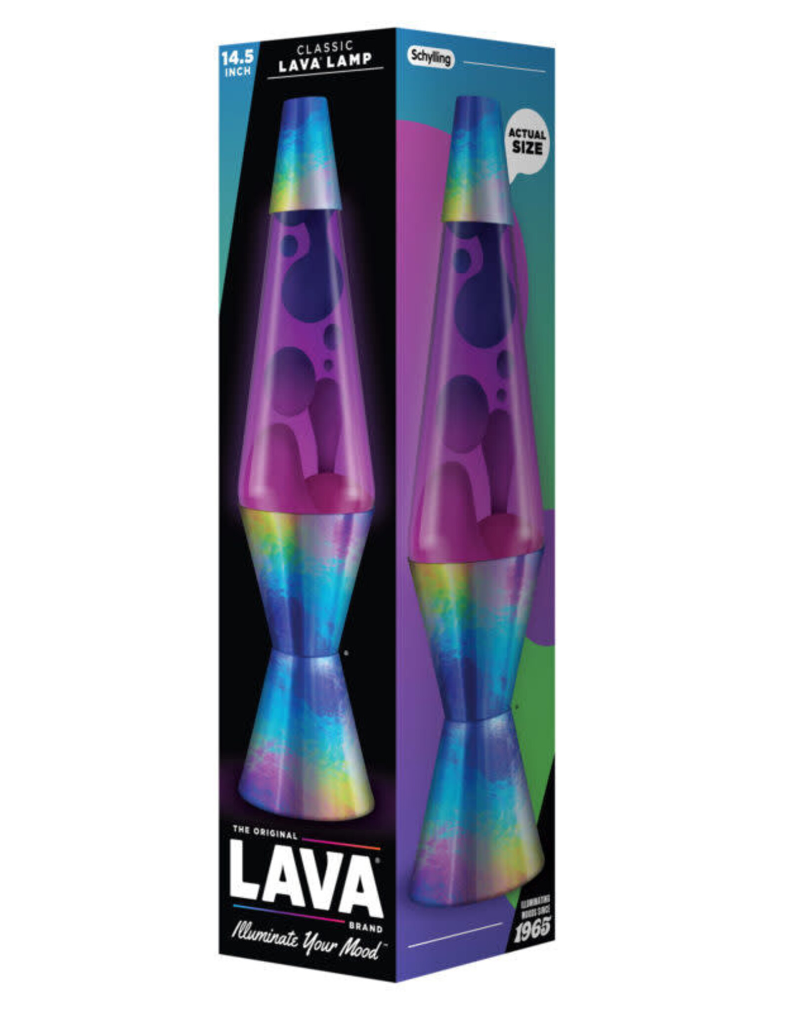 Lava Lamp 14.5" LAVA LAMP CHAMELEON COLOR SHIFT/PRP/PNK PRP