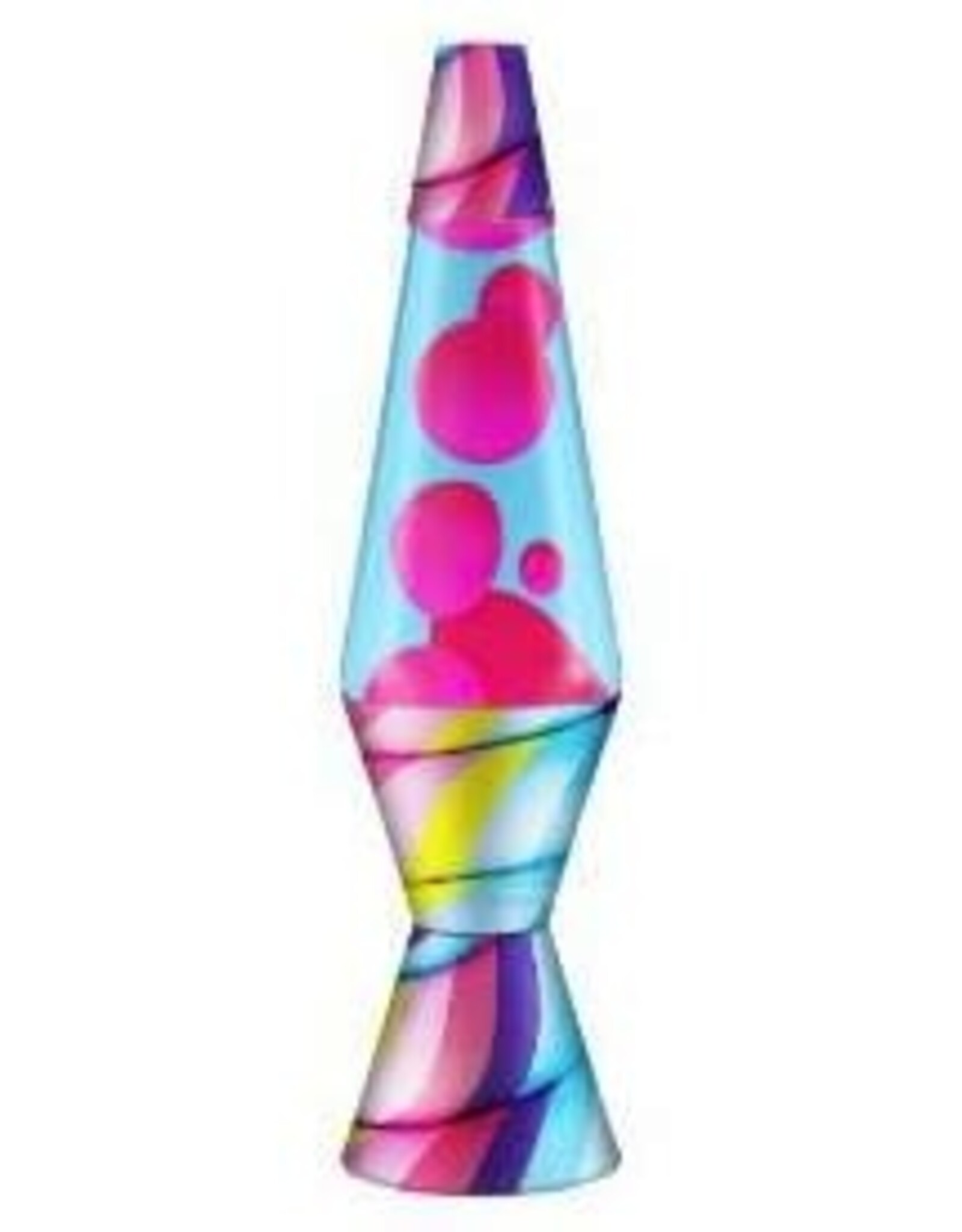 Lava Lamp 14.5'' Lava Lamp CANDY SWIRL/PNK/LT BLUE