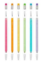 OOLY Stay Sharp - Non-Sharpening Graphite Pencils - Rainbow (Set of 6)