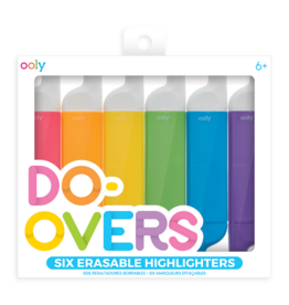 OOLY Do-Overs - Erasable Highlighters (Set of 6)