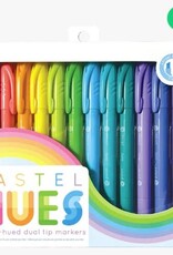 OOLY Pastel Hues - Soft-Hued Dual Tip Markers (Set of 12)