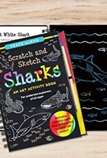 Peter Pauper Press SCRATCH & SKETCH SHARKS