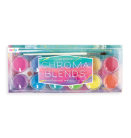 OOLY Chroma Blends - Pearlescent Watercolor Set (13 PC Set)