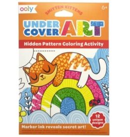 OOLY Undercover Art Hidden Patterns Coloring Activity - Smitten Kittens