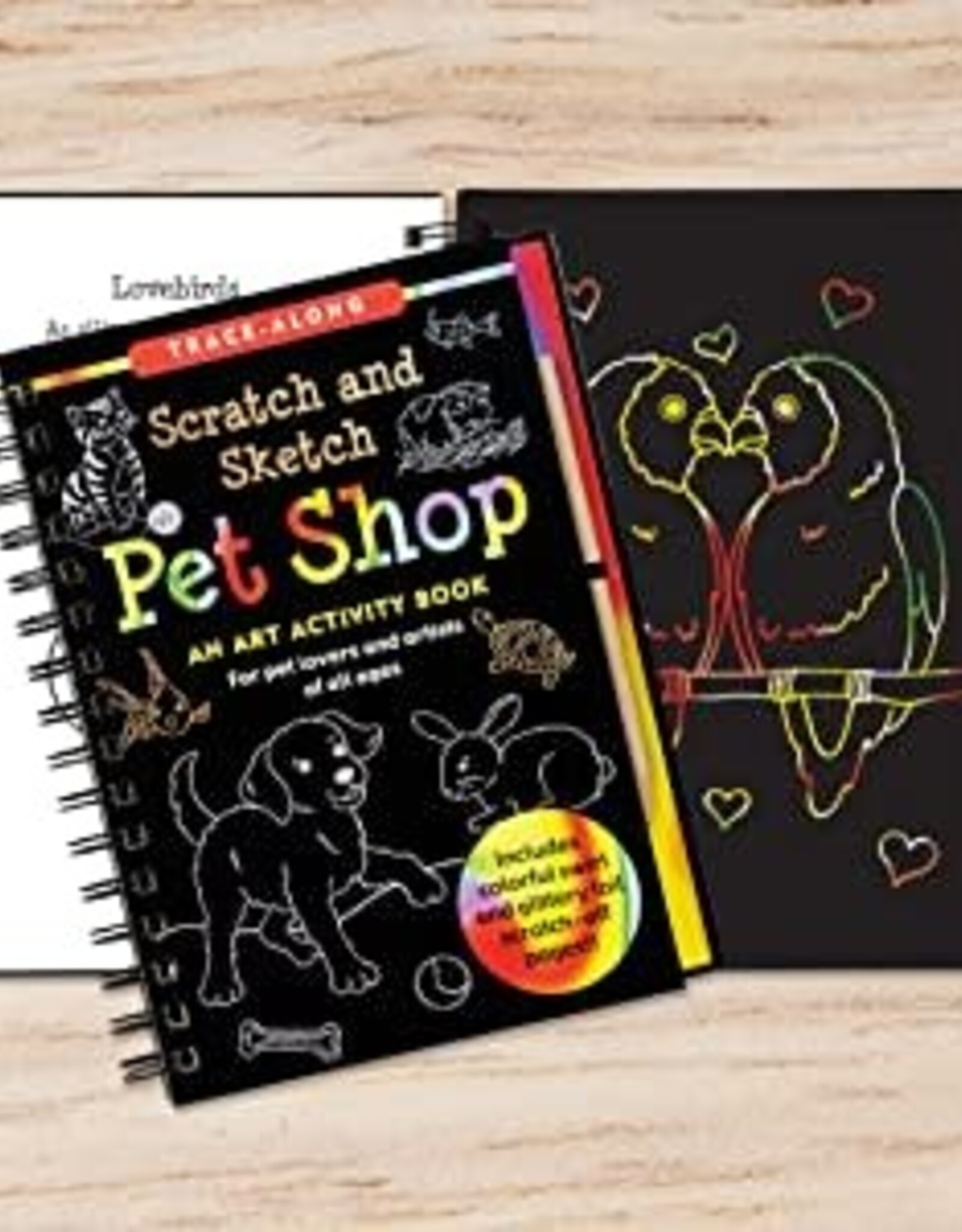 Peter Pauper Press SCRATCH & SKETCH PET SHOP