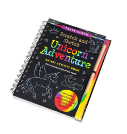 Peter Pauper Press UNICORN ADVENTURE SCRATCH AND SKETCH
