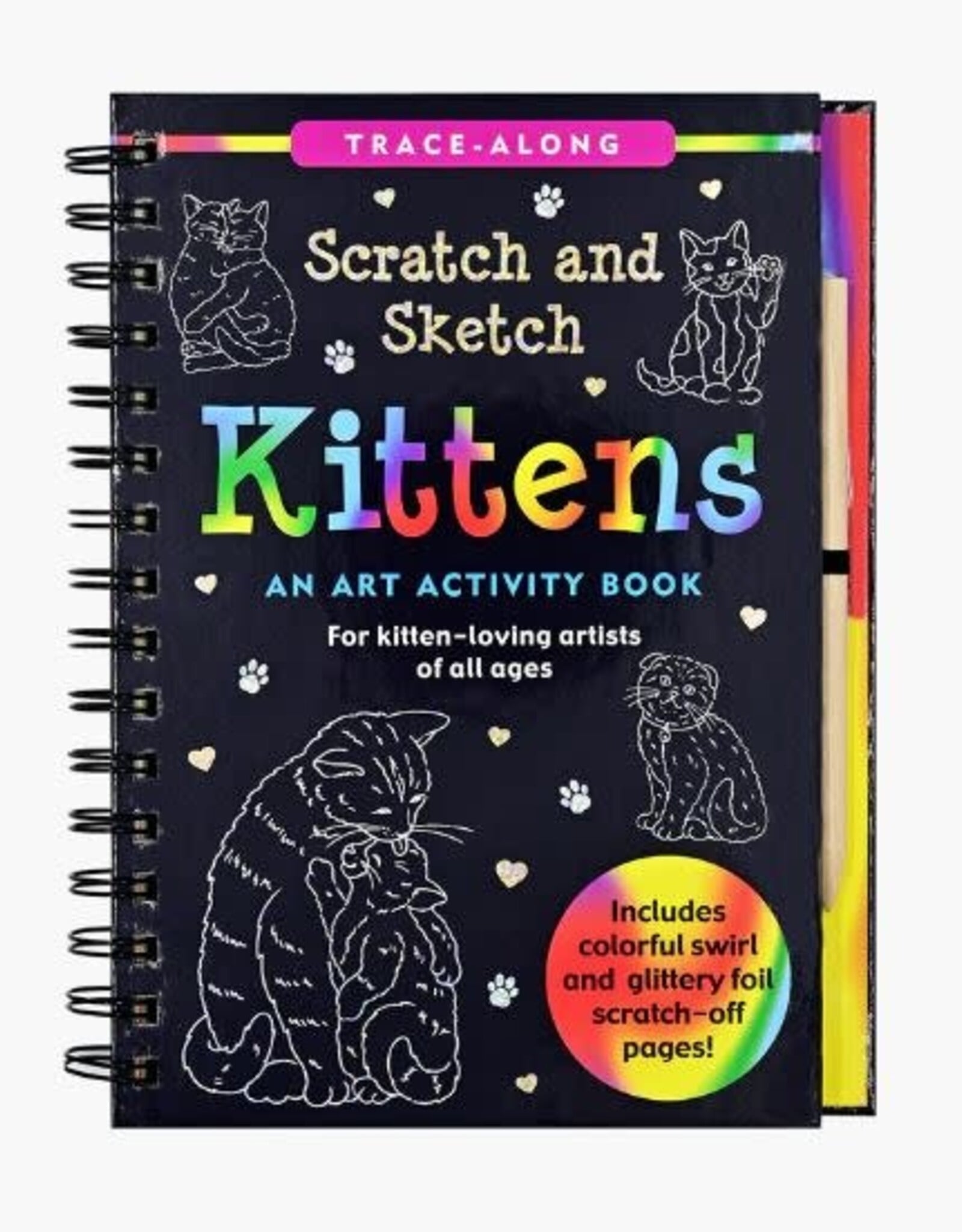 Peter Pauper Press Kittens Scratch and Sketch