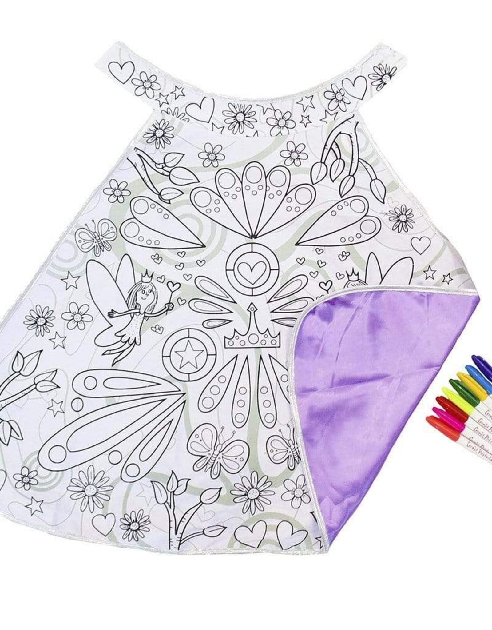 Great Pretenders Colour-A-Cape, Fairy, Size 4-7