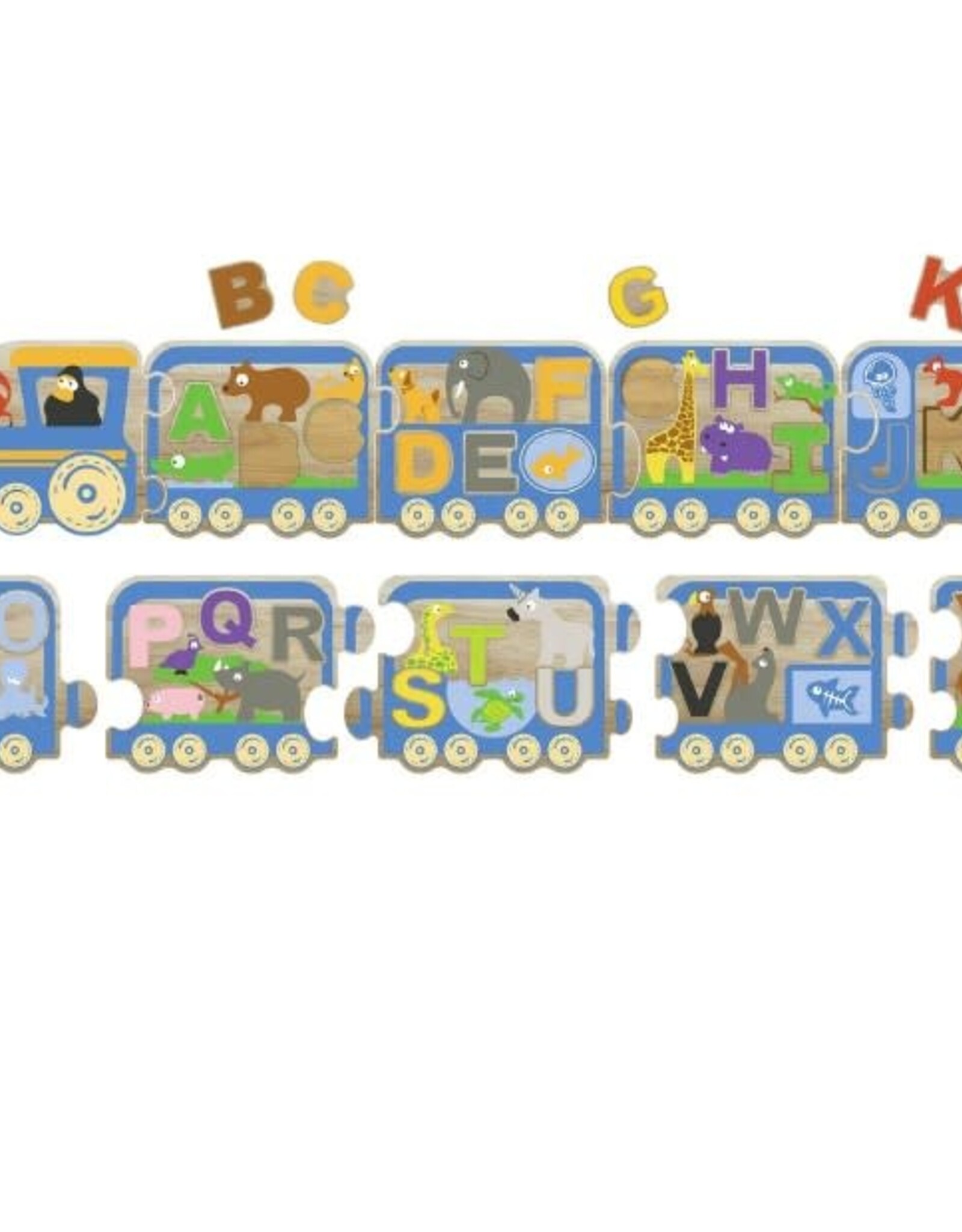 BeginAgain Animal Parade Alphabet Train
