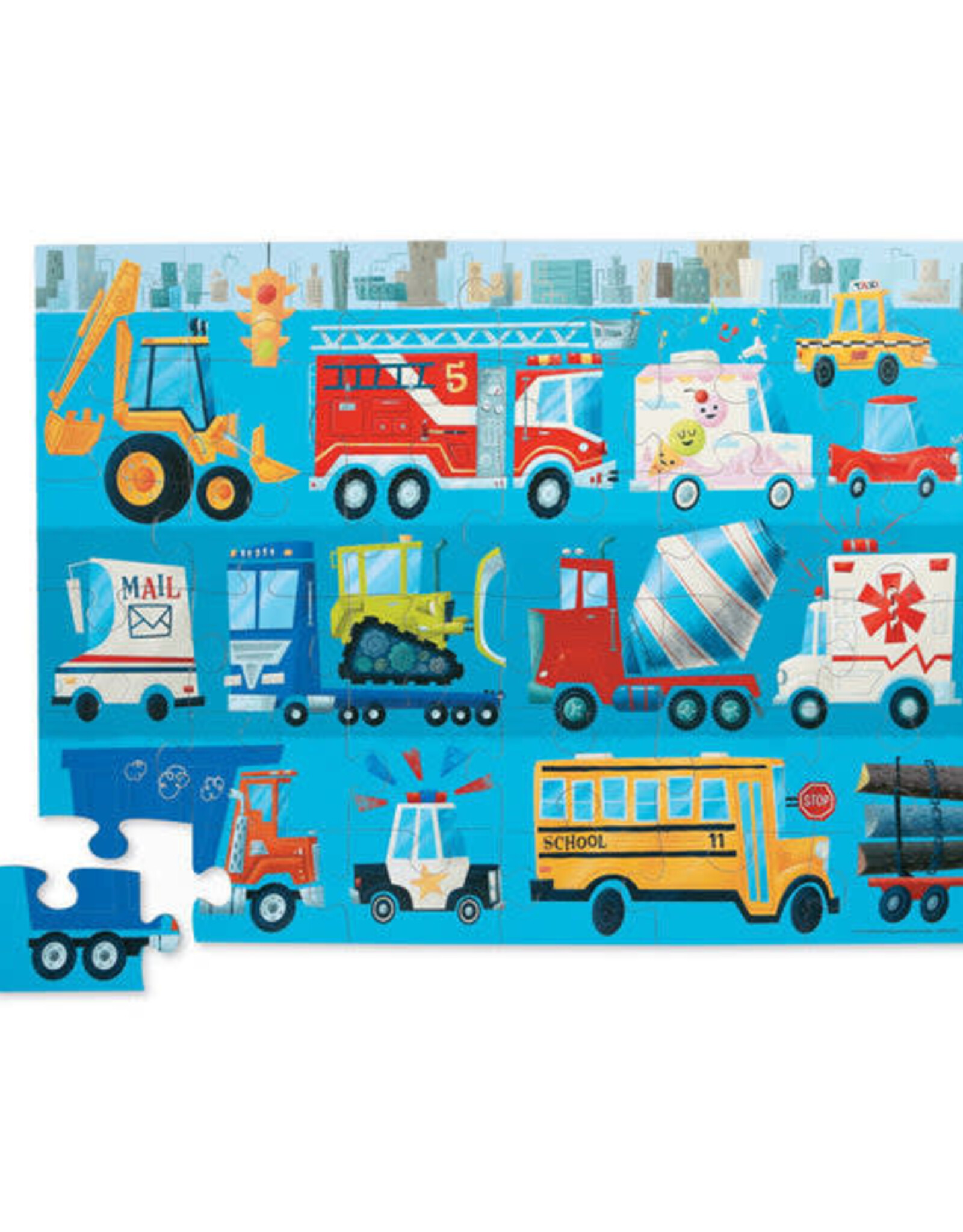 Crocodile Creek 36-pc Puzzle/Vehicles