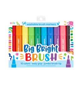 OOLY Big Bright Brush - Brush Markers (Set of 10)