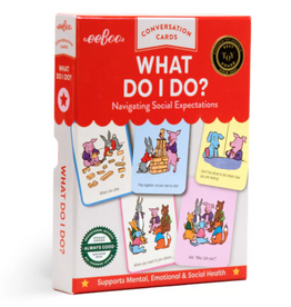 eeBoo WHAT DO I DO CONVERSATION CARDS