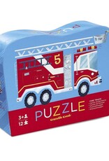 Crocodile Creek 12-PC MINI PUZZLE/FIRE TRUCK