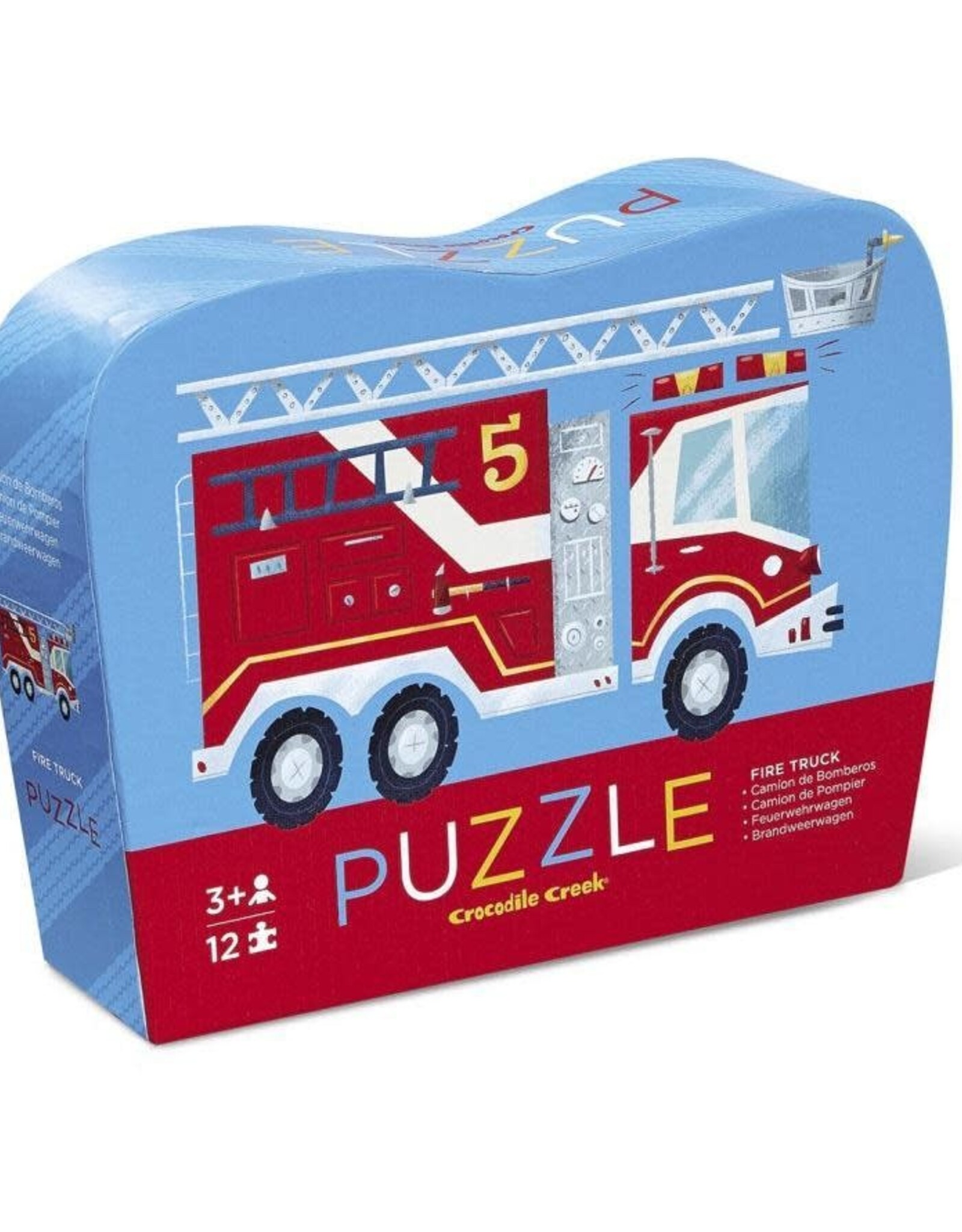 Crocodile Creek 12-PC MINI PUZZLE/FIRE TRUCK