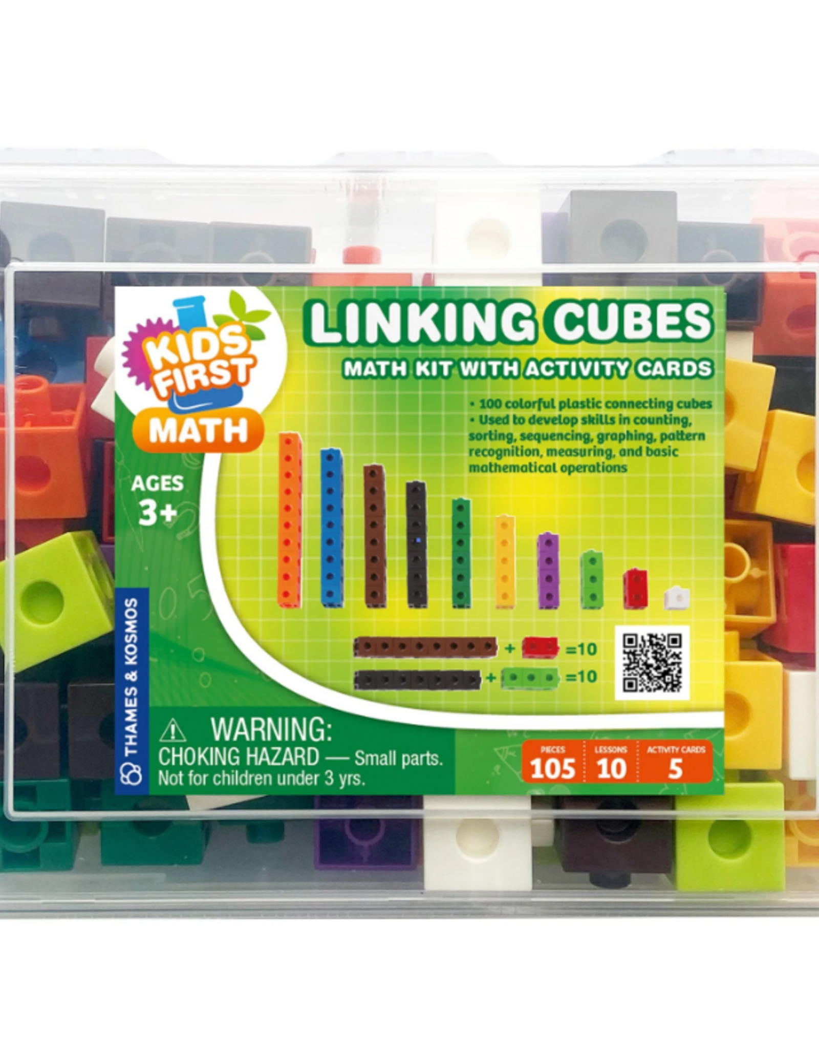 Kids First Kids First Math - Linking Cubes Math Kit with Activity Cards