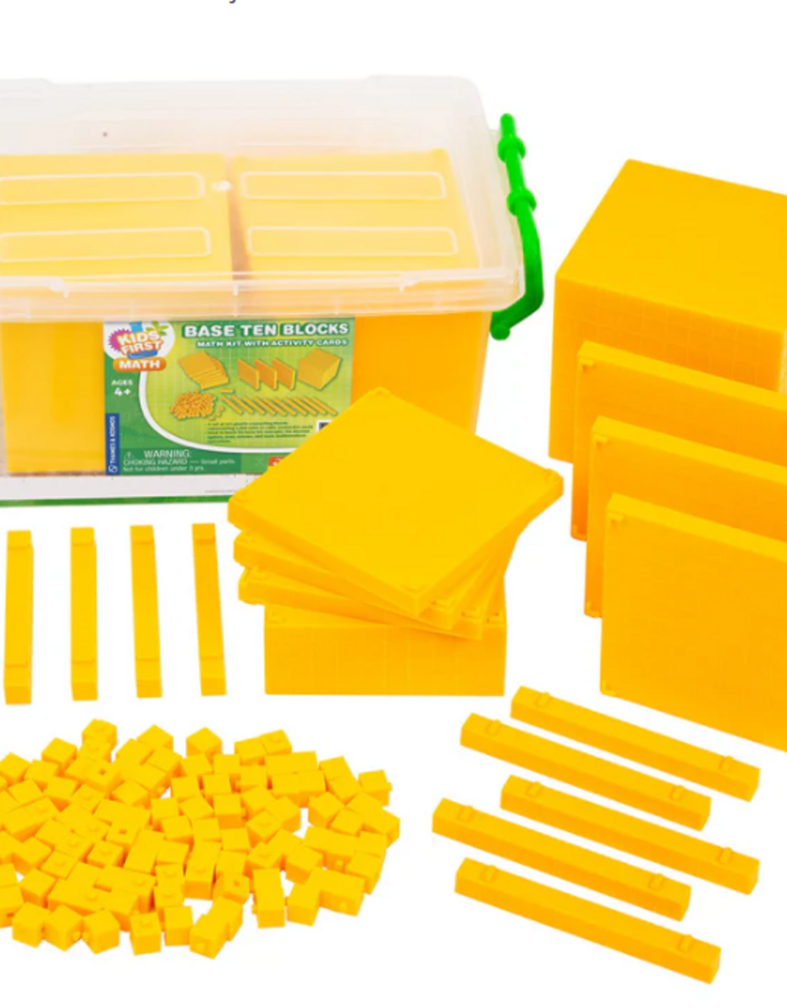 Kids First Kids First Math - Base Ten Blocks Math Kit with Activity Cards