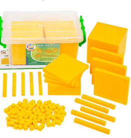 Kids First Kids First Math - Base Ten Blocks Math Kit with Activity Cards