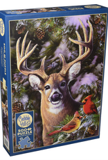 Cobble Hill One Deer Two Cardinals 500pc CH85014