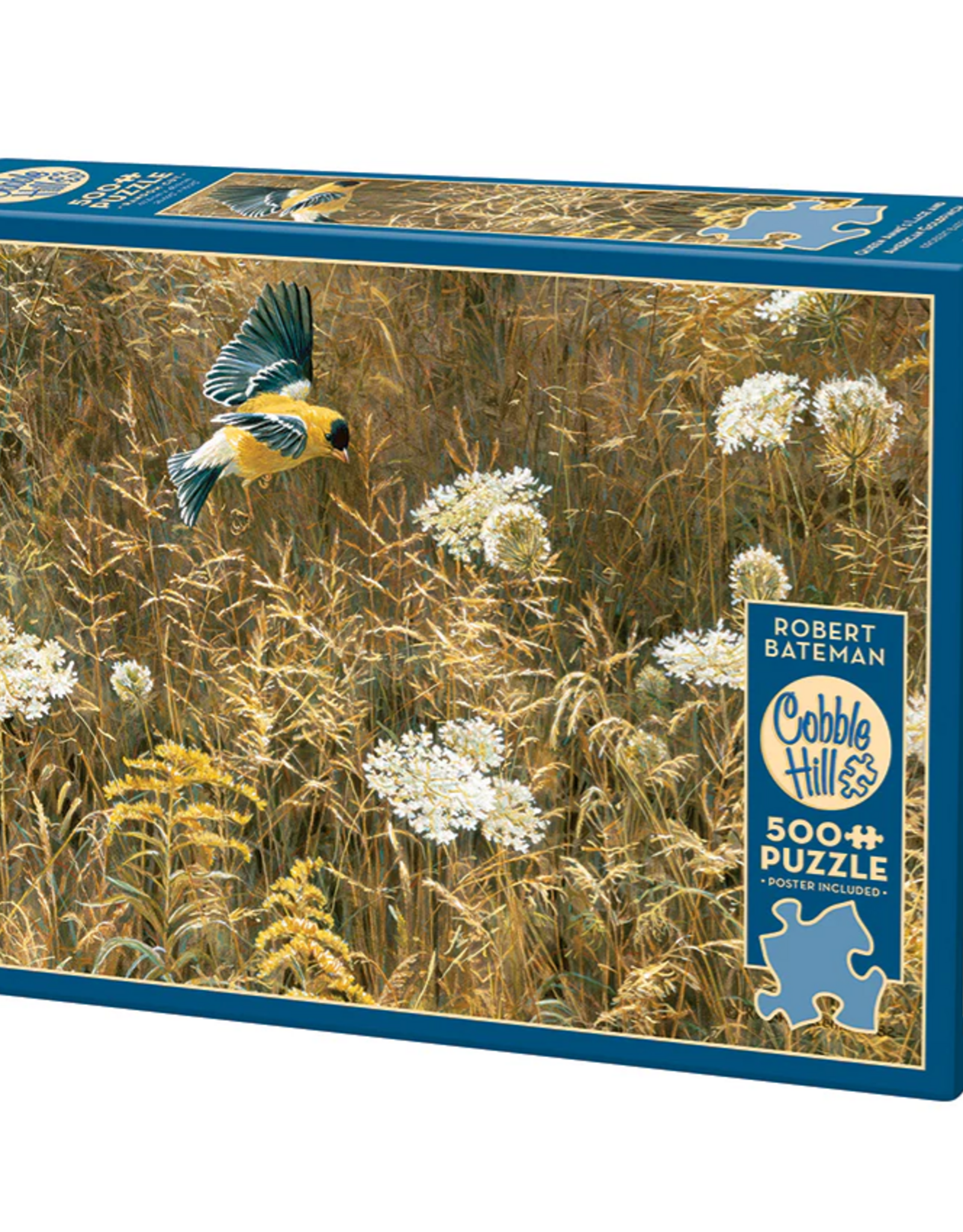 Cobble Hill Queen Anne's Lace and American Goldfinch 500pc