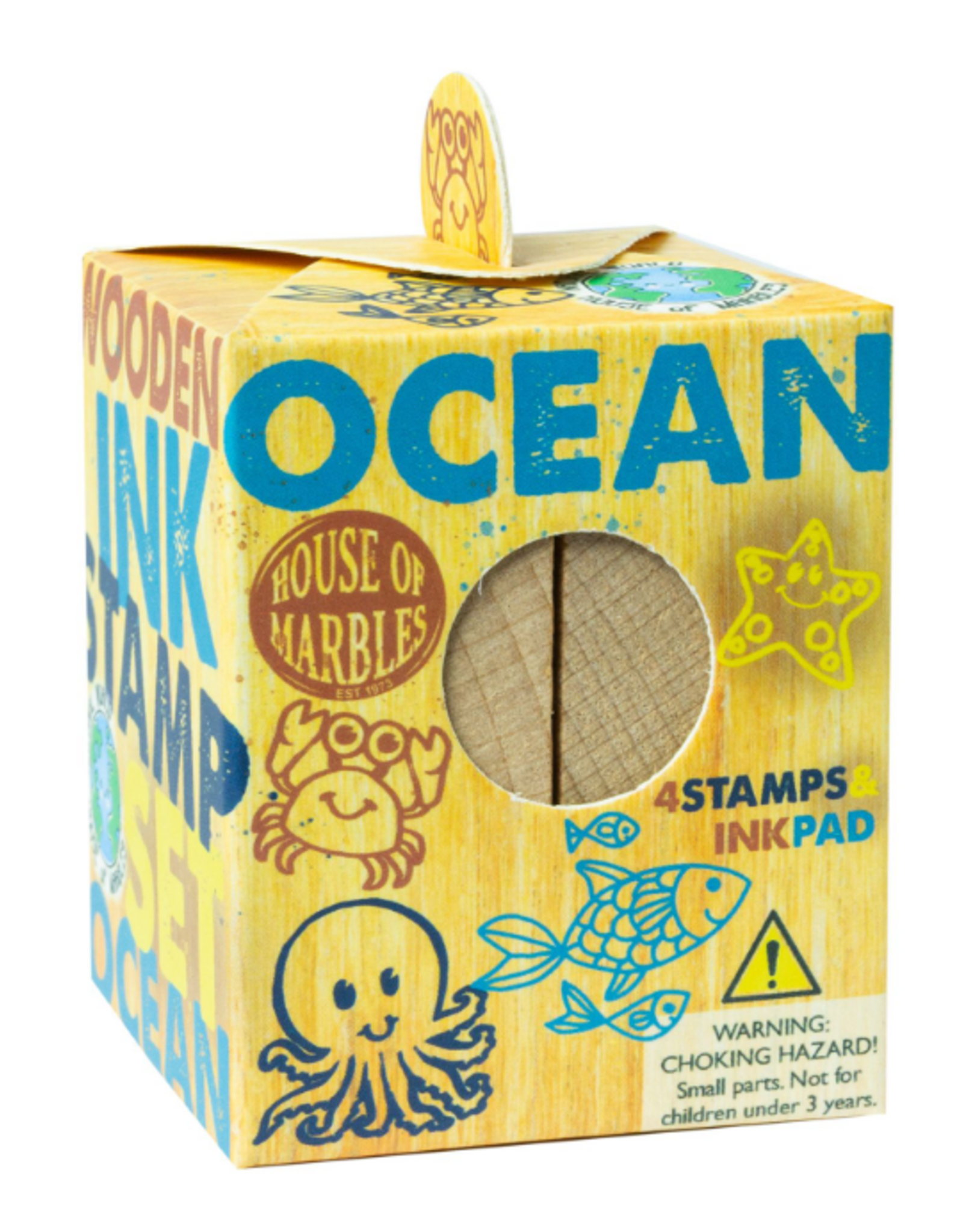 House of Marbles Wooden Stamp Set-Ocean