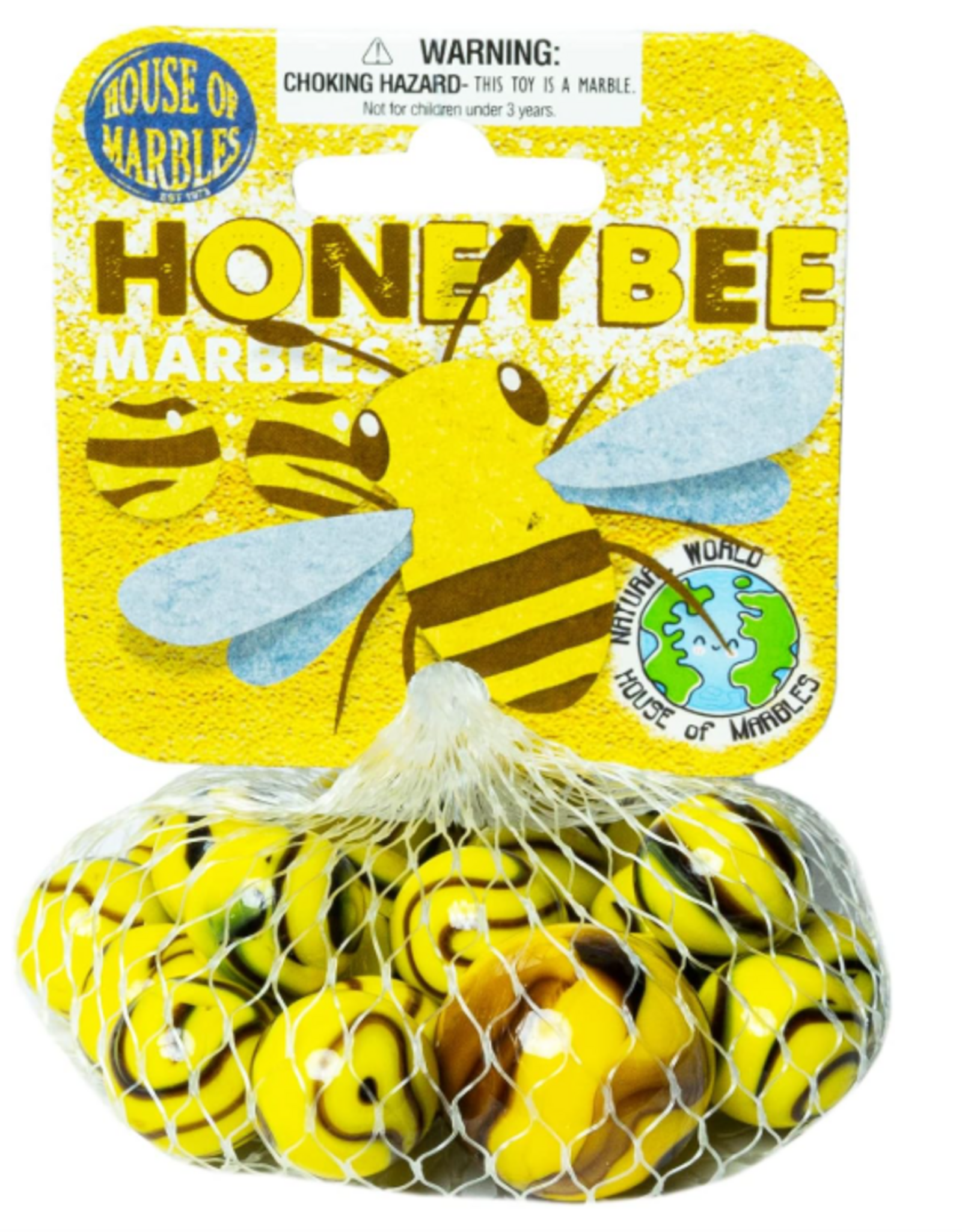House of Marbles Honeybee Net Bag of  Marbles