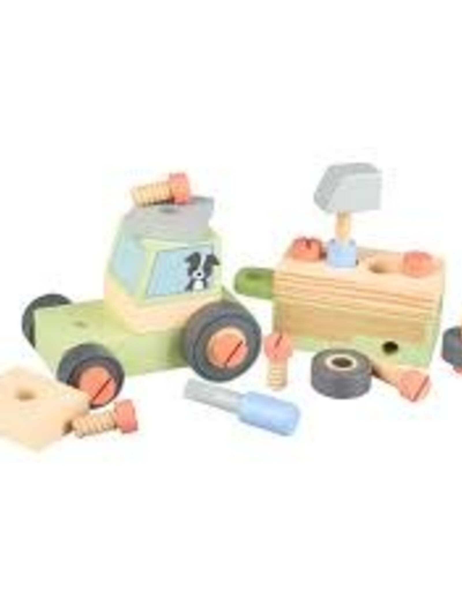 Orange Tree Toys Buildable Tractor