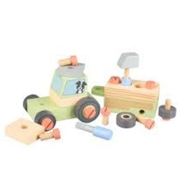 Orange Tree Toys Buildable Tractor