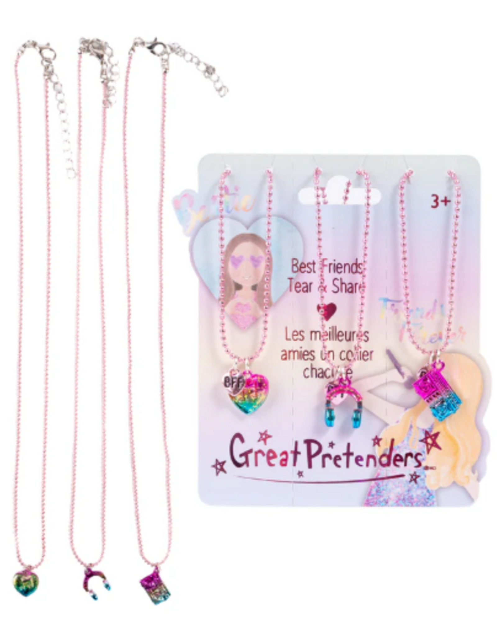 Great Pretenders Taylor's Bestie Squad Tear & Share Necklaces 3pc