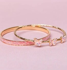 Great Pretenders Boutique Chic Butterfly Bangles 2pc