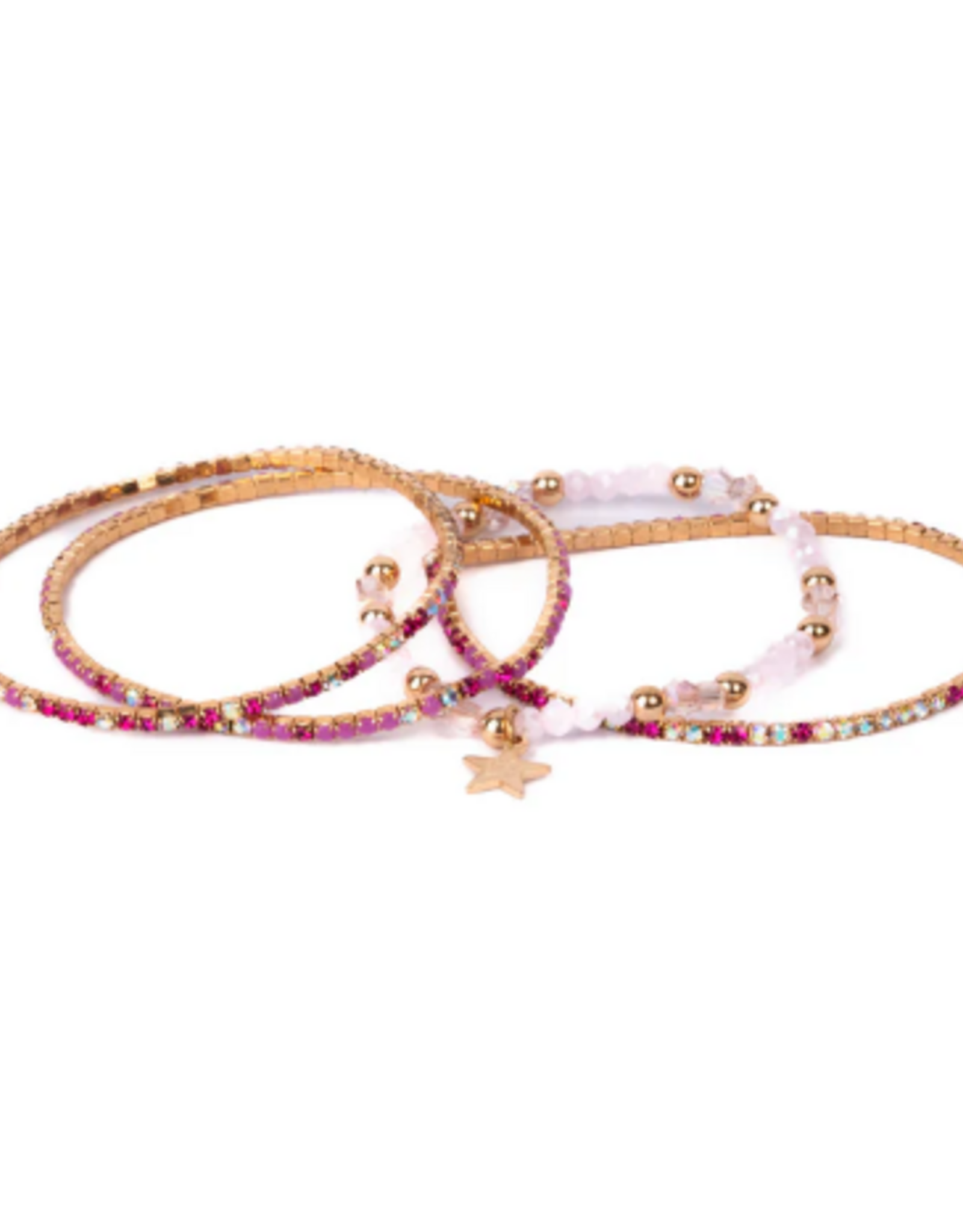 Great Pretenders Boutique Glam Girl Bracelet Set 4pc